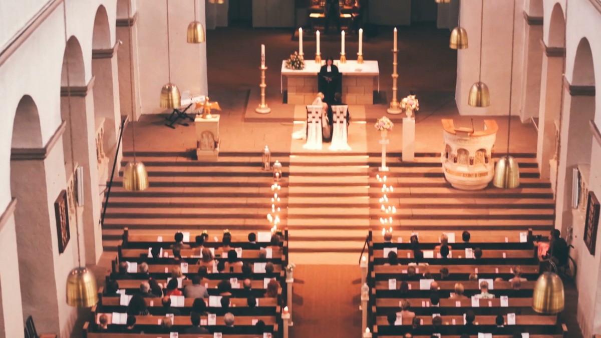 Abdinghofkirche Paderborn Hochzeitsfotograf Hochzeitsvideo